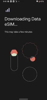Wait for the download to complete